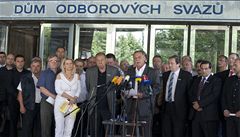 Stávka bude, oznamují odborá�i.