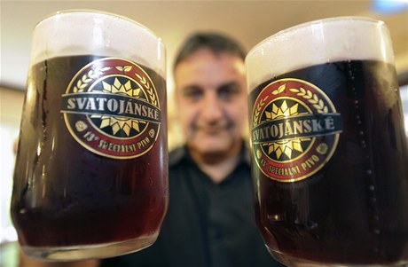 Speciln Svatojnsk pivo se bude toit jen jeden den - na svtek Jana, tedy 24. ervna. 