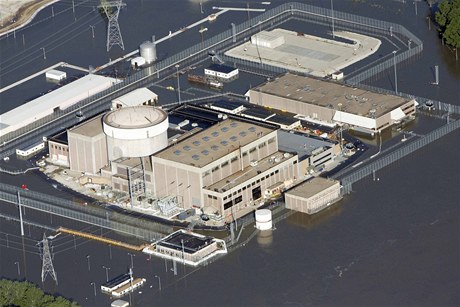 Zatopená jaderná elektrárna Fort Calhoun