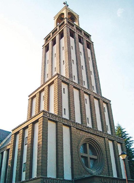 elezobetonov kostel sv. Hedviky