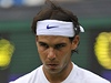 Wimbledon zaal, Rafael Nadal v akci.