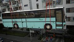 Rittsteinv autobus se vydává z centra DOX do Dráan