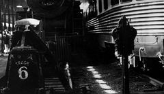 Nádra�í Dearborn Station, Chicago, 1941