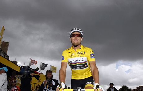 2011 Tour de France: Thor Hushovd na startu esté etapy.