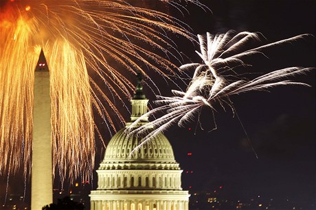 Oslavy Dne nezávislosti ve Washingtonu z loského roku