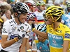 Andy Schleck a Alberto Contador na loské Tour de France.