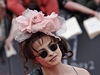 Hereka Helena Bonham Carterová ped svtovou premiérou posledního dílu filmové série o Harrym Poterrovi. 