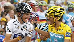 Andy Schleck a Alberto Contador na loské Tour de France.