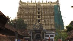 Chrám rí Padmanabhaswamy ve mst Tiruvanantapuram.