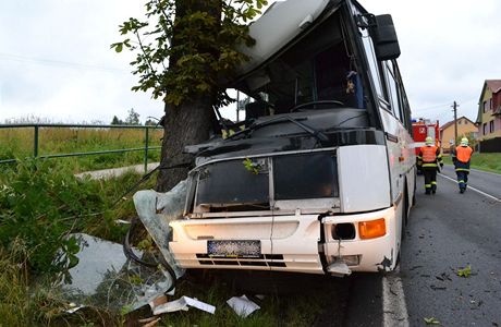 Nehoda autobusu (ilustraní foto).