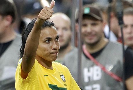 Brazilská fotbalistka Marta.