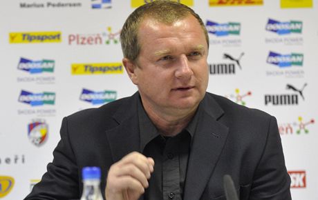 Trenér fotbalist Plzn Pavel Vrba.