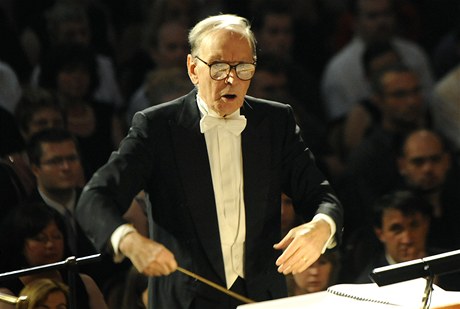 Italský skladatel a dirigent Ennio Morricone vystoupil 14. ervence v Obecním dom