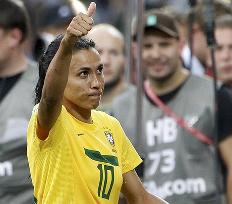 Brazilská fotbalistka Marta.