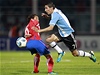 Ángel di Mária z Argentiny v zápase proti Kostarice