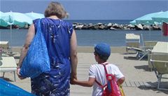 Týraný Dominik vidl poprvé moe