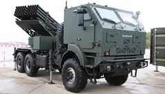 Rumunský raketomet se st�elami Grad