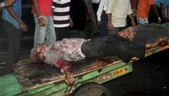 Jedna z ob�tí útok�.