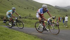 Vlevo Roman Kreuziger na Tour de France.