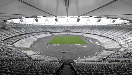 Olympijský stadion v Londýn.