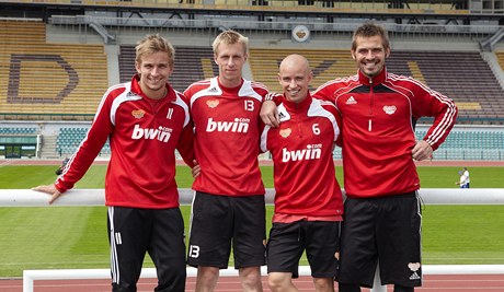 Zleva: Radim Neas, Tom Berger, Pavel Haek a Filip Rada.