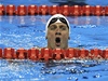 Amerian Ryan Lochte vyhrál na plaveckém MS v anghaji nad svým slavnjím krajanem Michaelem Phelpsem závod v kraulaské dvoustovce  
