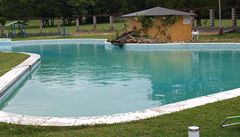 Bazén u hotelu Orlík