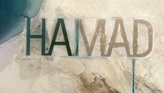 Hamád bin Hamdán an-Nahaján si nechal své jméno vypsat do pouště.