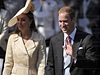 Novomanelé vévoda a vévodkyn z Cambridge si na Zain svatb pipomnli svou nedávnou svatbu.