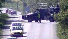 Policisté p�i natá�ení