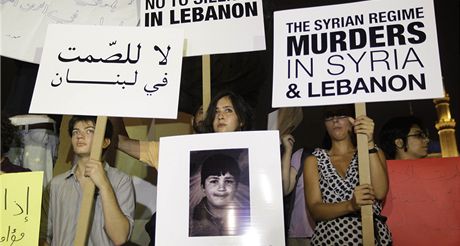 Proti dní v Sýrii protestovali i uprchlíci v Libanonu.