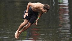 Highjump 2011 mistrovství republiky ve skocích do vody v lomu u Příbrami.