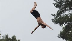 Highjump 2011 mistrovství republiky ve skocích do vody v lomu u P�íbrami.