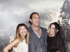 Nový Barbar Conan Jason Momoa , Zoe Kravitzová a Lisa Bonetová na premiée v Los Angeles 