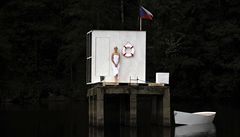 Sauna uprost�ed Liberecké p�ehrady