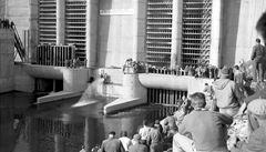 Výstavba p�ehrady Orlík 1957-1962