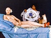 Líbí se vám? Katarzyna Kozyra svou interpretaci Manetovy Olympie podnikla v dob, kdy podstupovala chemoterapii. Vpravo na lku ji doprovází její vycpaná koka.