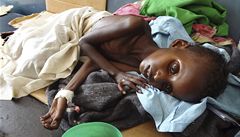 UNICEF: 300 tiscm dt v Africe hroz smrt hlady 