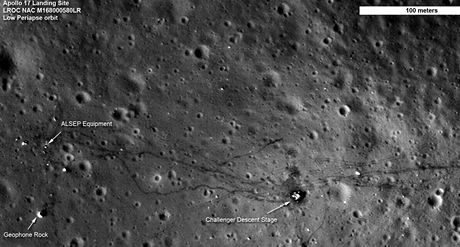 Americk sond Lunar Reconnaissance Orbiter (LRO) se podailo udlat zatm nejostej snmky povrchu Msce