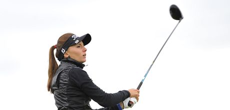 eská golfistka Klára Spilková na turnaji Prague Golf Masters