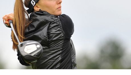eská golfistka Klára Spilková na turnaji Prague Golf Masters