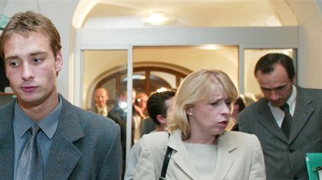 Luk Kohout po boku Hany Marvanov (archivn snmek z roku 2002).