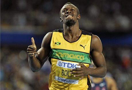 Usain Bolt se raduje