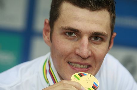 Jaroslav Kulhavý s medailí
