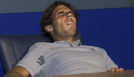 Rafael Nadal dostal kee na tiskové konferenci.
