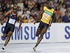 Usain Bolt (vpravo)