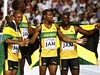 Jamajská tafeta získala na olympiád v Pekingu zlato.