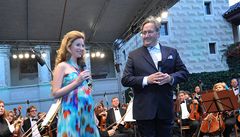 Jií Lobkowicz s partnerkou Zdenkou Belas
