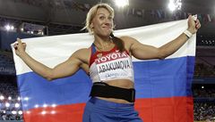 Zlatá Abakumovová z MS 2011 v Tegu.