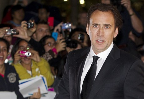 Nicolas Cage na filmovém festivalu v Torontu.